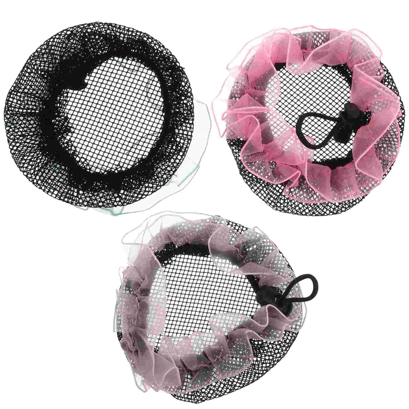 

Children's Hair Accessories Bun Net Ballet for Girls Maker Putty Women Nets Buns Toppers