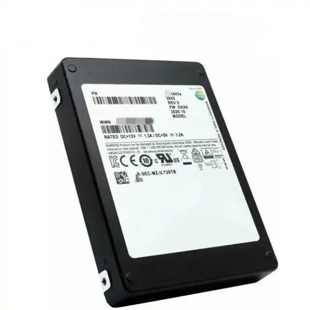 Original SS Enterprise Level PM1643 U.2 Nvme 4.0 15.36T AIC Solid State Disk Drive SSD M.2 Interface Laptop Server Desktop SATA