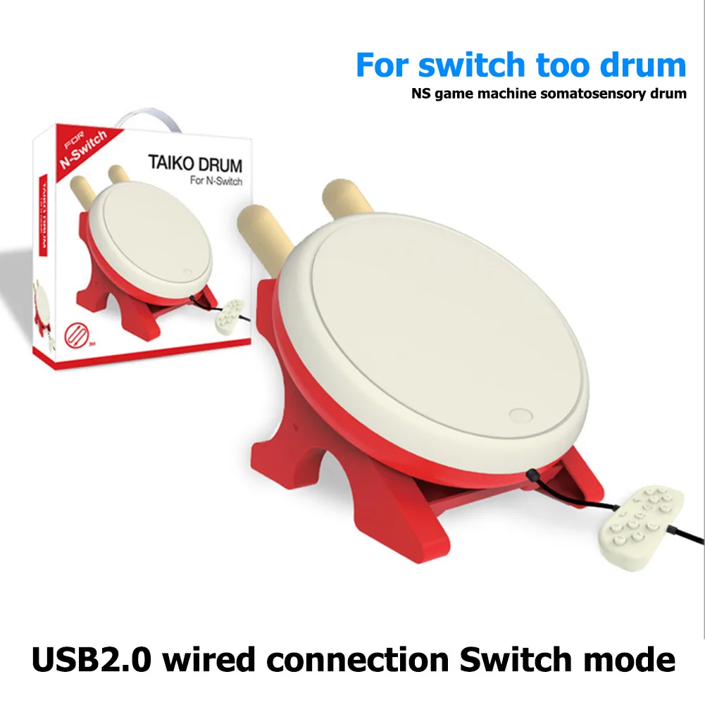 Taiko Drum Master For Nintendo Switch/Lite/OLED Game Console Drum