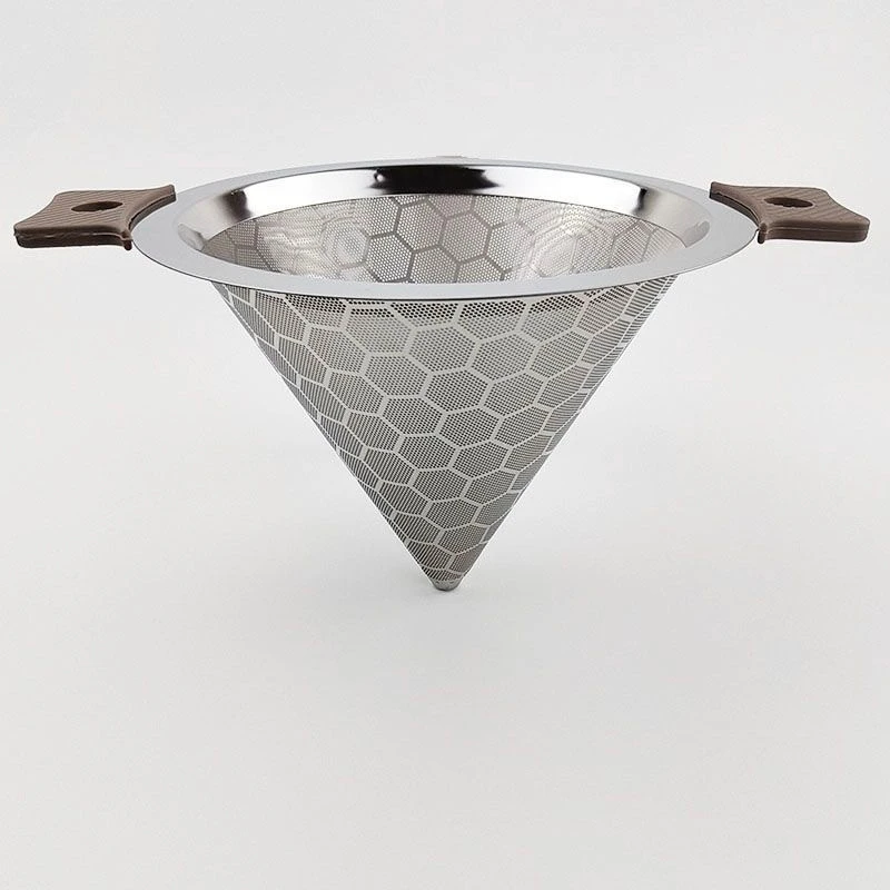 Ultra-Fine Residue Strainer Conical Filter Screen Commercial Tea Filter Funnel Universal Milk Tea Shop Tea Residue Separator