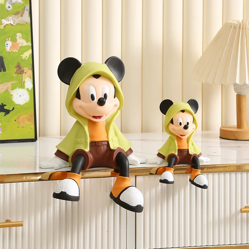 ديزني ميكي الكرتون لطيف زخرفة الإبداعية kawaii العصرية لعبة تمثال سيارة المنزل زينة زخرفية أنيمي الطرفية هدية.