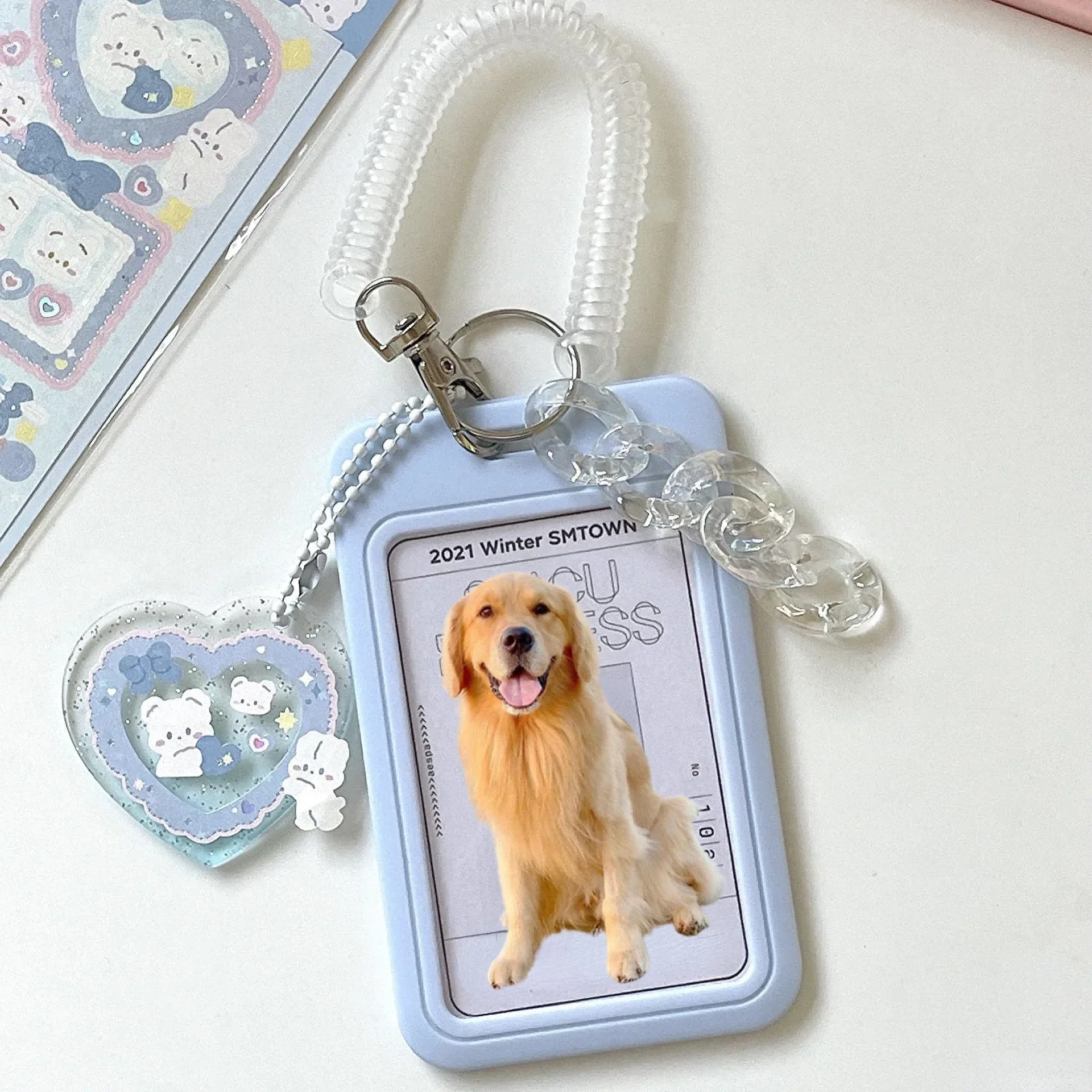 K-pop Idol Photo Protector, Credit ID, Bank Card, Photo Display Holder, Transparent Acrylic, 3"