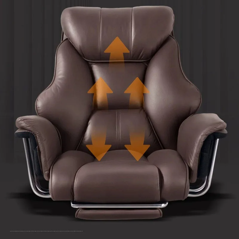 Boss Luxury Office Chair Leather Lazy Sofas Throne Computer Backrest Gaming Chair Mobile Professional Sillas De Gamer Furniture