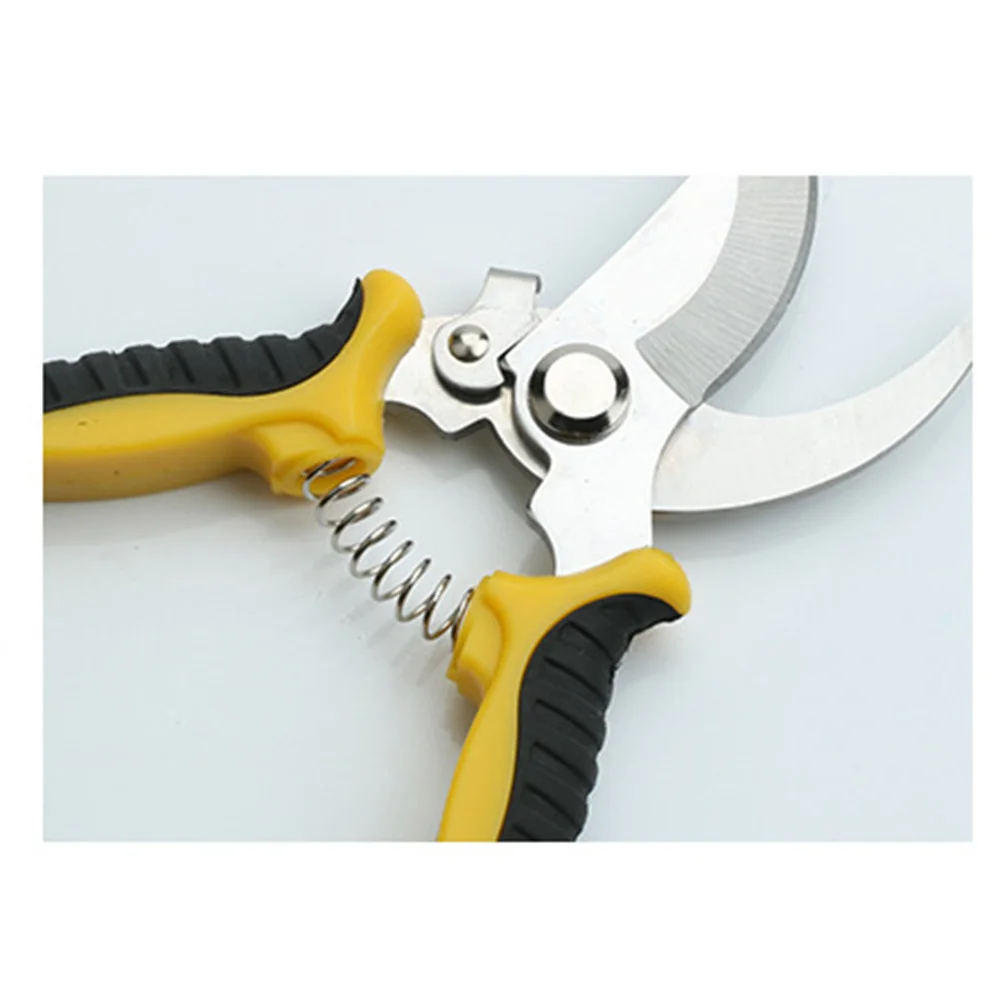 

Pruning Shears For Garden Branch Cutting Ergonomic Handle Shock Absorber Spring Multi-Functional Secateurs