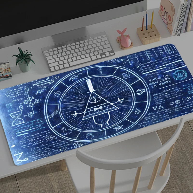 

Mouse Pad Large G-gravity Falls Computer Office Game Table Mats Rubber Anti-slip Gaming Keyboard coaster Long Desk Pads Mousepad