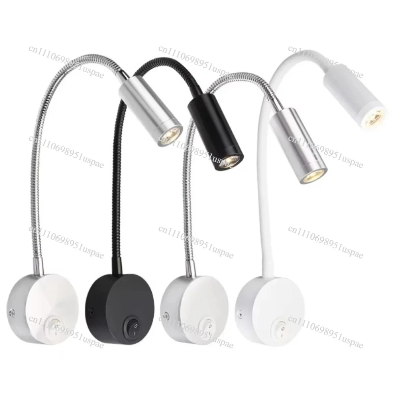 12V24V RV Reading Light Boat Bedside RV Interior Lights Flexible LED Light Fixtures Designed for Camper Van Boat and Motorhome