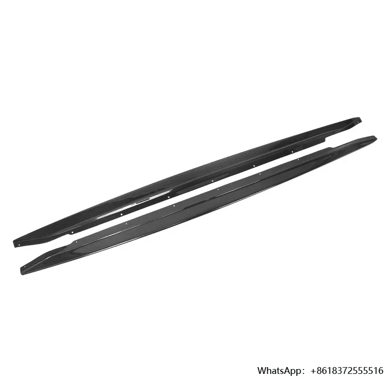 

X Good Fitment 100% Dry Carbon Fiber Side Skirts For G80 M3 Sen 2021+ JPM Style Dry Carbon Fiber Car G80 Side Skirt