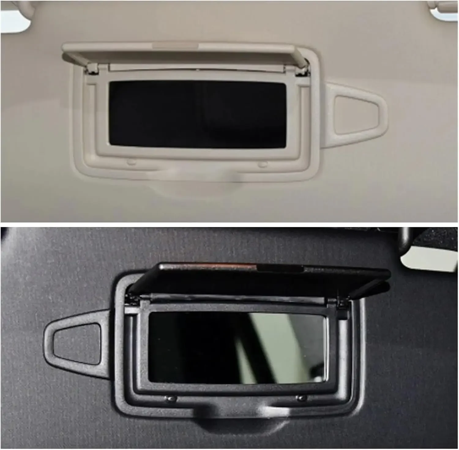 Car Sun Shade Visor Makeup Cosmetic Mirror Cover For Benz ML GL GLE GLS Class W166 W292 ML300 ML350 ML400 GL350 GL400 2012-2024