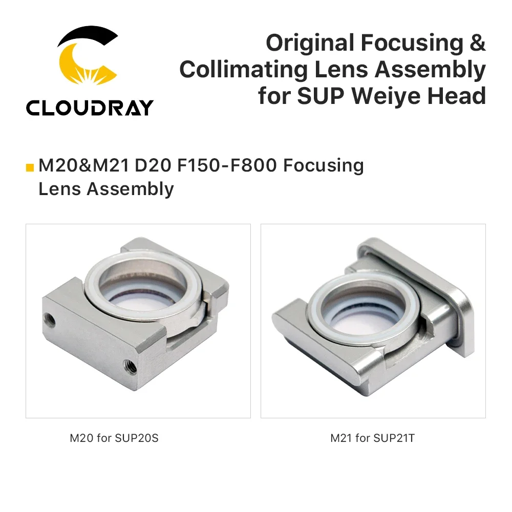 Cloudray Original Collimation/Focusing Lens Set For Cutting Head