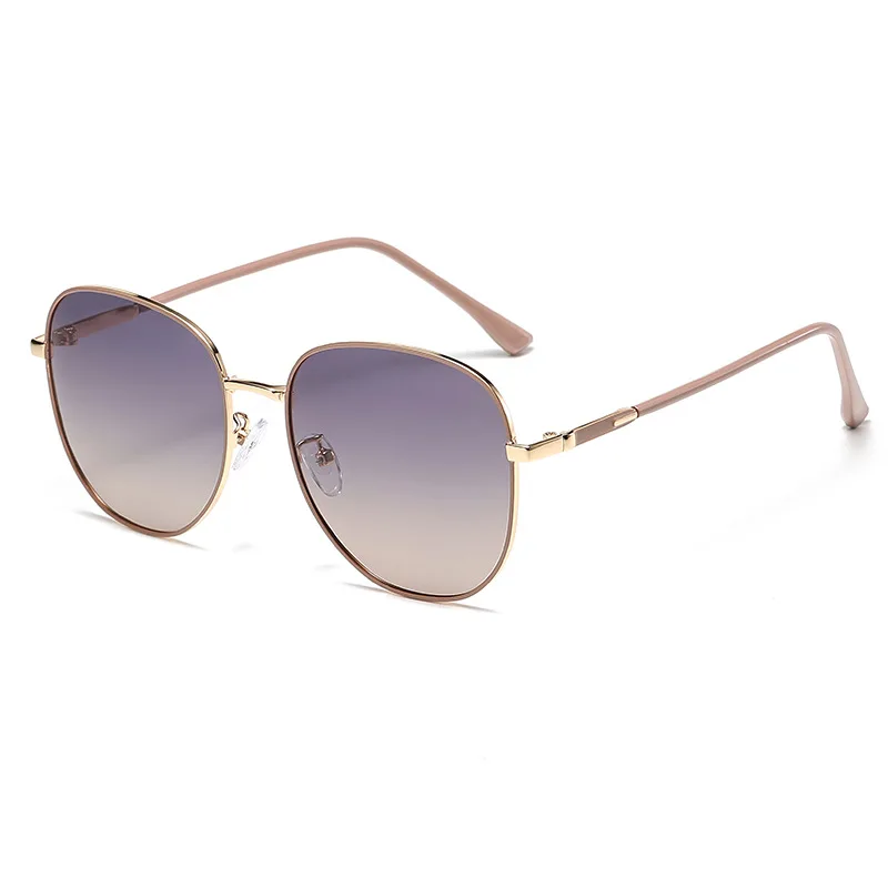 

Fashionable Korean Style Large Frame Polarized Sunglasses Unisex Driving Outdoor Face Slimming Stylish Sun Protection Glasses