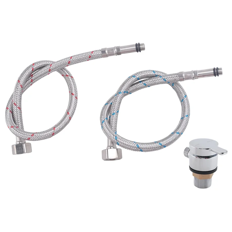 

N09R-Shower Hose Valve Shower Faucet Hot & Cold Water Thermostatic Mixer Mixing Valve Suitable For RV And Yachts