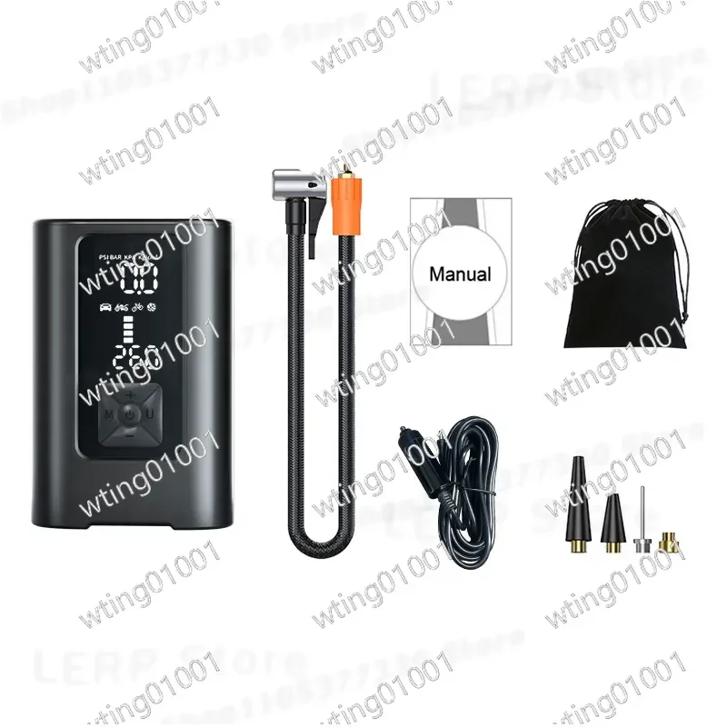 for Car Portable Air Pump High Power DC Digital Display Multi Function Tire Inflator Compact Design Fast Inflation