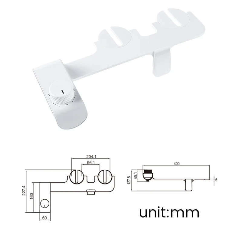 

【Superdeals】SL61 Toilet Unplugged Body Cleaner Cold And Hot Water Simple Women's Wash Fart Wash Buttock Nozzle