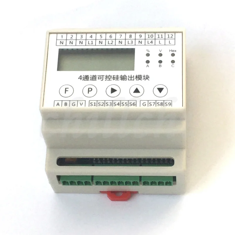 module-de-gradation-a-4-voies-a-thyristors-affichage-lcd-rs485-modbus-controle-manuel-local-telecommande-rs485