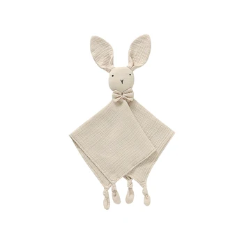 Cobertor de segurança do bebê recém-nascido infantil menino menina conforto macio dormir enfermagem acalmar apaziguar toalhas algodão macio gaze dentição bib