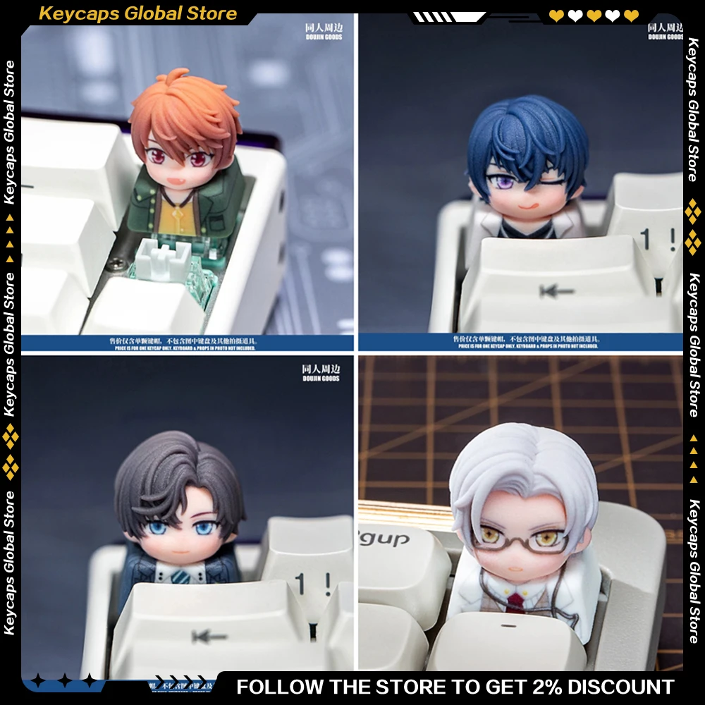 Tears of Themis Series 3D Printed Resin Luke Pearce/Vyn Richter/Marius Von Hagen/Artem Wing Game Character Cap MX Switch