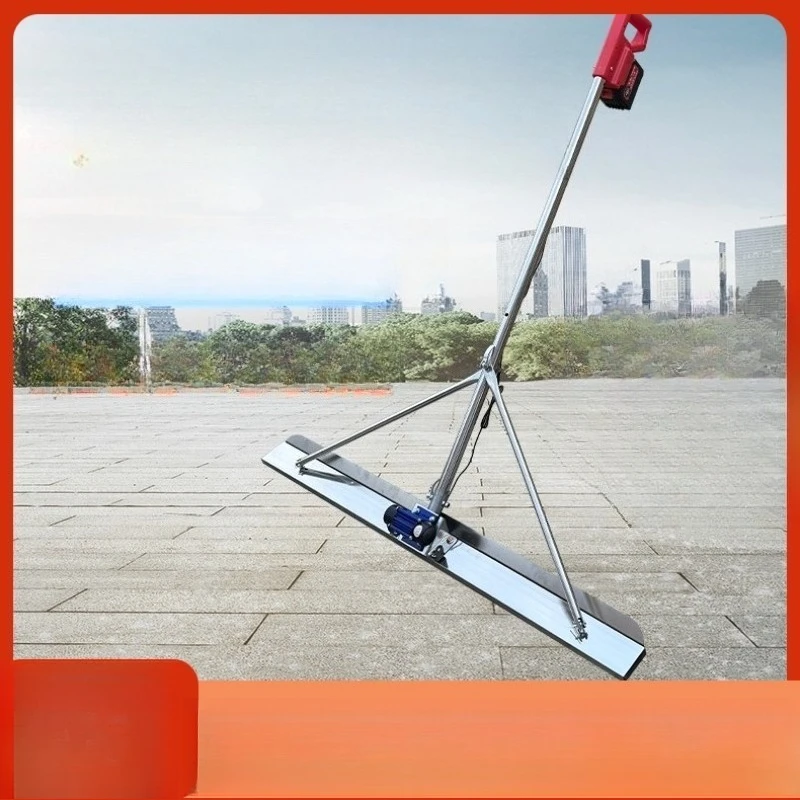 Scraper ruler dual-purpose concrete lithium battery cement vibration smoothing machine