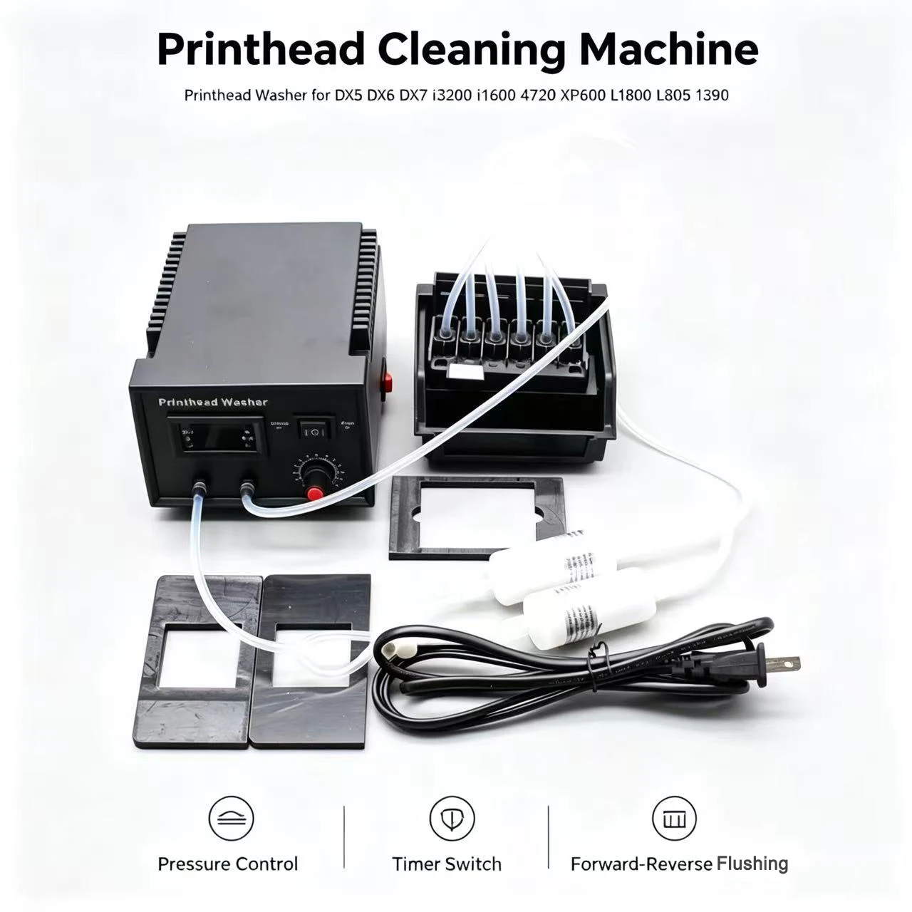 TX800 DX7 DX5 Printhead Clogged Wash Machine Cleaning Unblock Kit For Epson DX6 i3200 4720 L1800 L805 1390 L800 PrintHead Washer