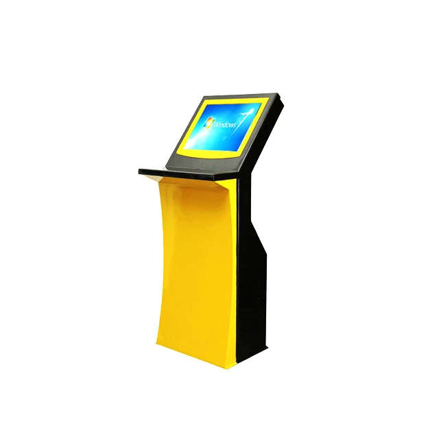 

Shenzhen Computer Kiosk Solution With Stainless Steel Water-proof Keyboard And Tracking Ball