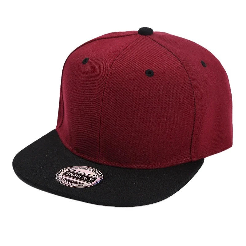 Farbblockierte Baseballkappe mit flacher Krempe, vielseitiger Sonnenschutz und Sonnenschutzhut, Outdoor-Mode, Unisex, Street-Hip-Hop-Hut – Detail 5