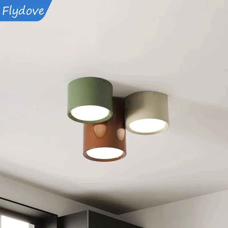 

Nordic Round Led Ceiling Light Bedroom Living Room Ceiling Version Hallway Living Room Bedroom Bedside Minimalist Light