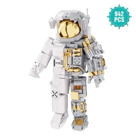 Space Astronauts Building Blocks Spaceman Exploring Robot Adventure Model Action Figure Bricks Educational Assembly Toy Kid Gift
