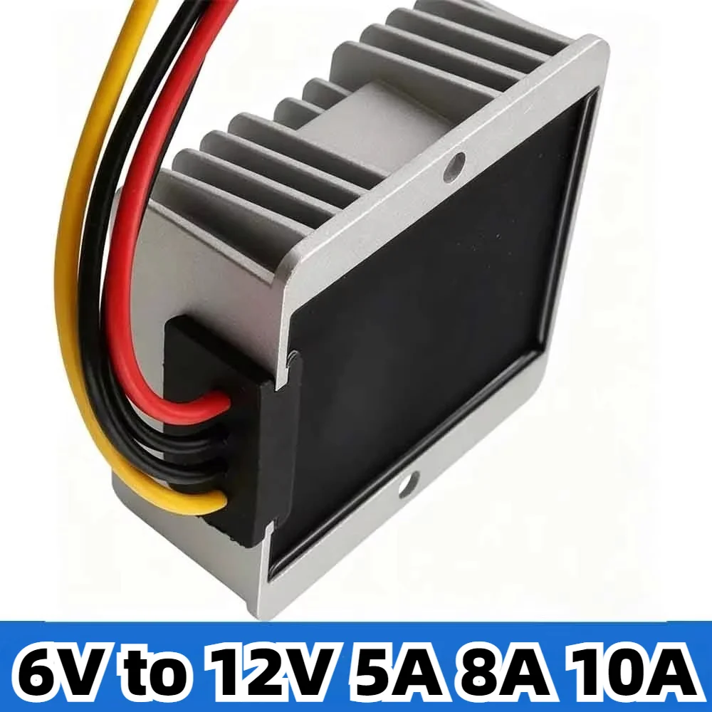 DC/DC 6V Step-Up to 12V 5A 8A 10A Power Converter Voltage Regulator High Efficiency Boost Module for Golf Carts LED lighting