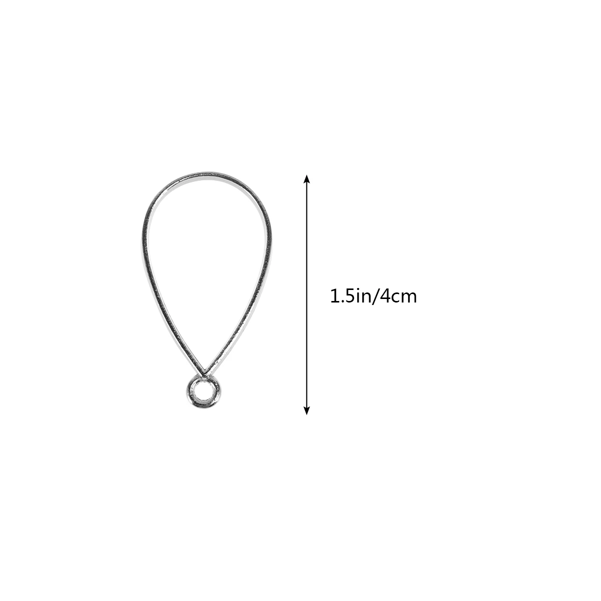 

30pcs Water Drop Hollow Pendants Open Back Bezel Jewelry Making Supplies Charms Diy Craft Resin Project Necklace Bracelet