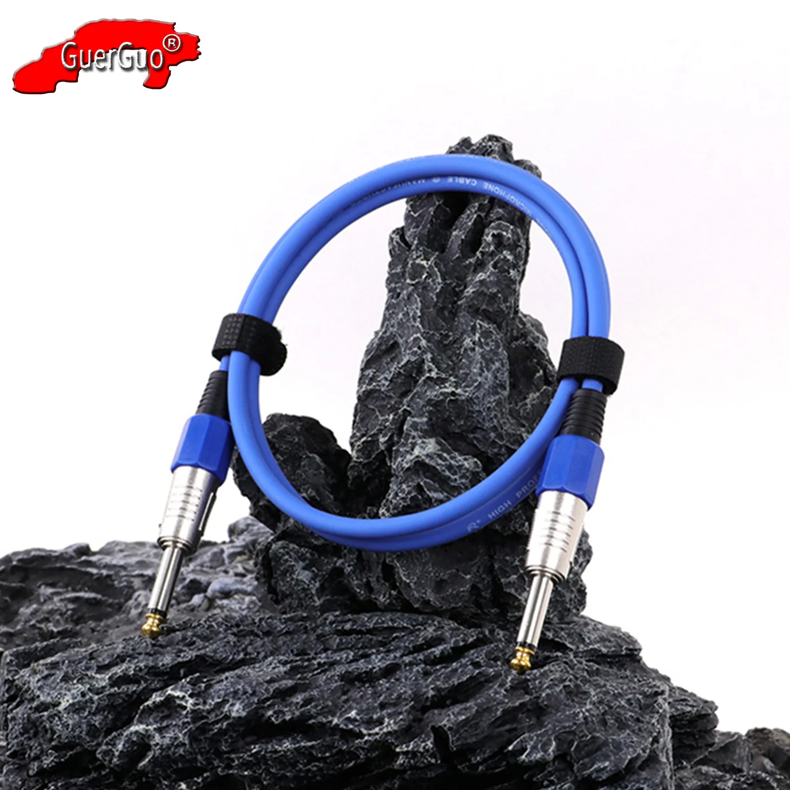 

Instrument Guitar Cable 6.35mm to 1/4 Inch TS Mono Male Jack Electric Bass Guitar AMP Audio Extension Cord for Keyboard Speaker