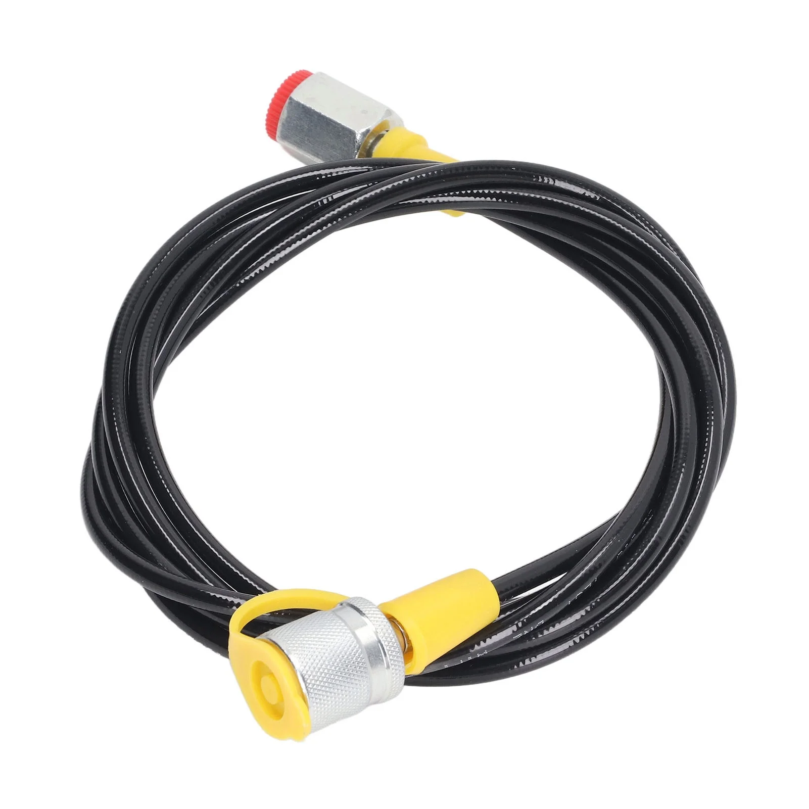 E2 2m/6ft Hydraulic Pressure Test Hose 630Bar M16 X 2‑1/4BSP PU Sheath Excavator High Pressure Resistant Test Coupling Hose Tool