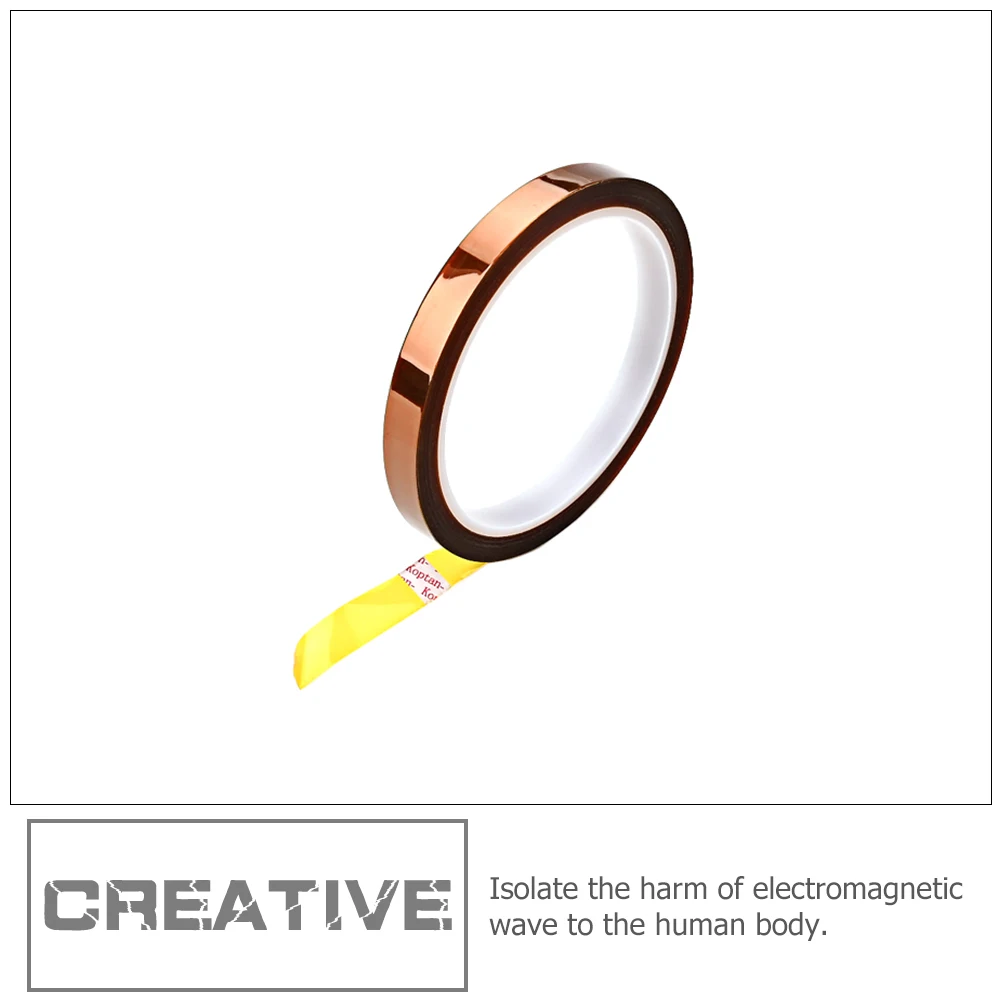 1 Roll Wide Copper Conductive Shielding Adhesive For Guitar Phone Computer Emi Electronic Equipment Home Outdoor Use