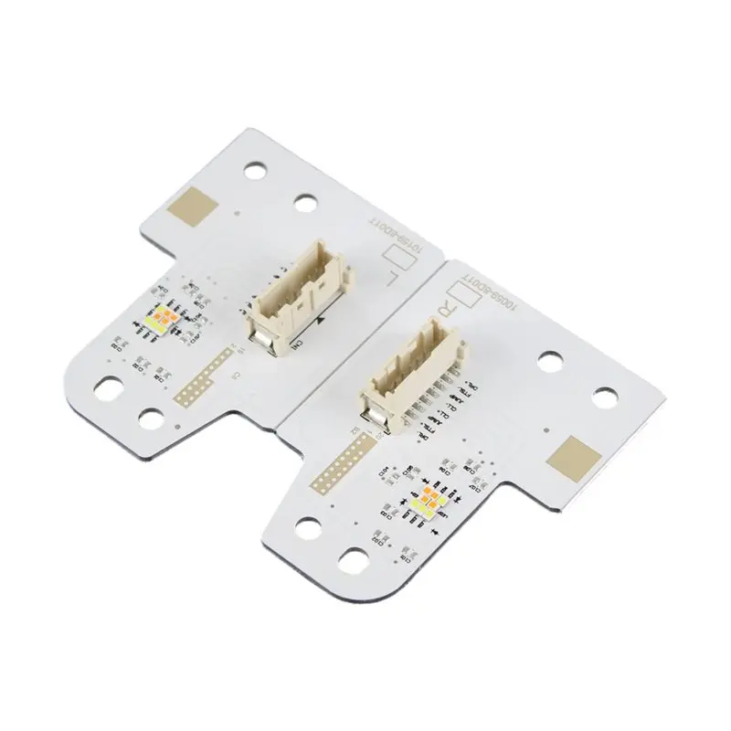 Reliable-Car Front Headlight LED Chip DRL Board PCB Angel Eye Module For Nissan Qashqai J11 2019-2022