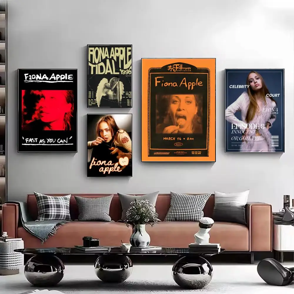 Singer Fiona Apple Poster Stylish Wall Art Print for Living Room Bedroom Study Office Café Home Decor Modern Gift