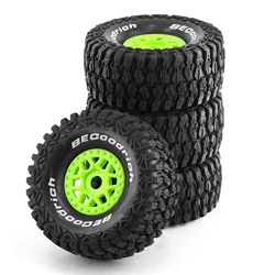 4pcs 1/7 1/8 RC Short Course Truck Buggy Tires and Wheels 17mm Hex for HSP TRAXXAS UDR 85086-4 ARRMA Mojave YK4072 DF7