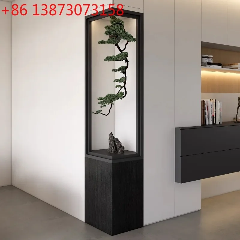 Mori Space Indoor Living Room Entrance Vertical Micro Landscape Soft Decoration and Matching Space Beautification Support Size C