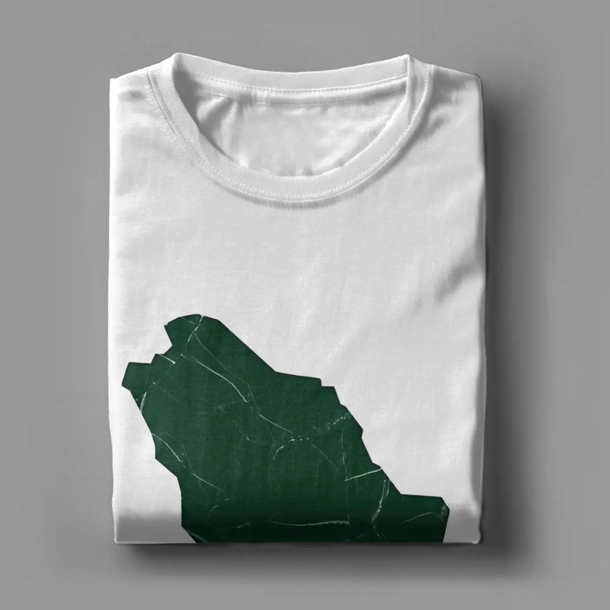 تي شيرت بأكمام قصيرة برقبة دائرية للرجال ، قطن ، قمم عتيقة ، تصميم خريطة المملكة العربية السعودية ، الصيف #4