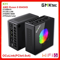 GMKtec Oculink Gaming Mini PC K11 AMD Ryzen 9 8945HS(8C/16T, Up to 5.2GHz) Windows 11 2*2.5G LAN Desktop Computer HDMI DP 2*USB4