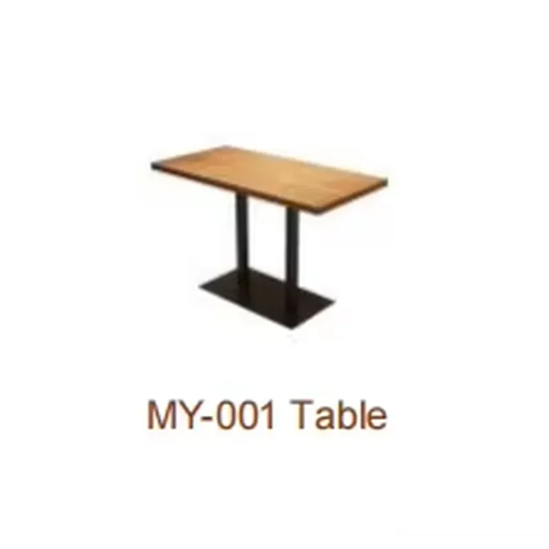 Modern Restaurant Furniture Stainless Steel Wood Wall Sofa Booth with Dining Table for Cafe Shops Outdoor Application