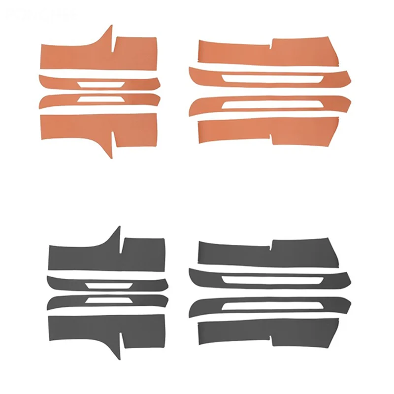 Car Color Threshold Strip Leather Threshold  For BYD Sealion 7 2024-2025 Original  Anti-kick Pad Welcome Step Protection Fashion