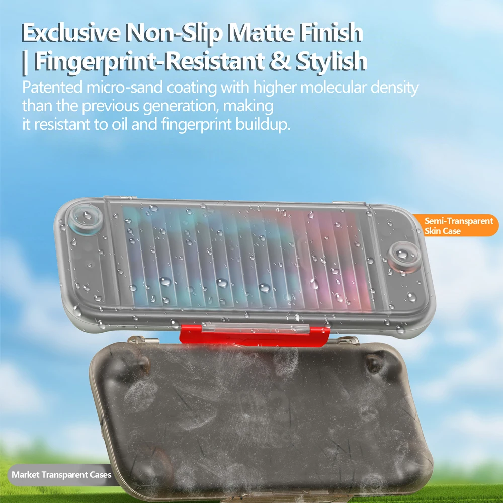 Storage Case For Switch2,Hard PC Travel Protective Cover with Anti-Slip Matte Finish,Ultra-Thin Portable Travel Protective Case