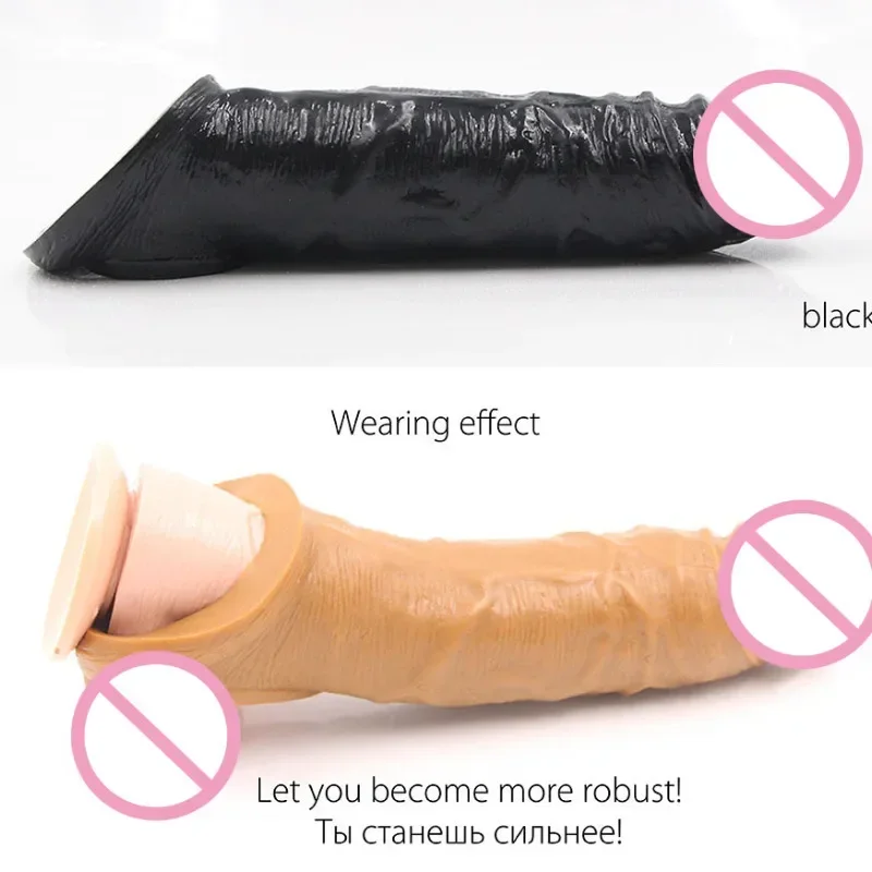 كم تكبير القضيب للرجال ، موسع القضيب ، واقي ذكري سميك ، قفص قضيب ، قفل الحيوانات المنوية ، ألعاب جنسية للبالغين ، 20: