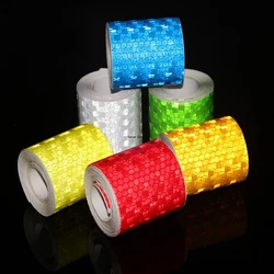 Reflective Bicycle Stickers 5cm*3M Shining Stars White Red Fluorescent Yellow Orange Waterproof Strong Adhesive Tapes For Trucks