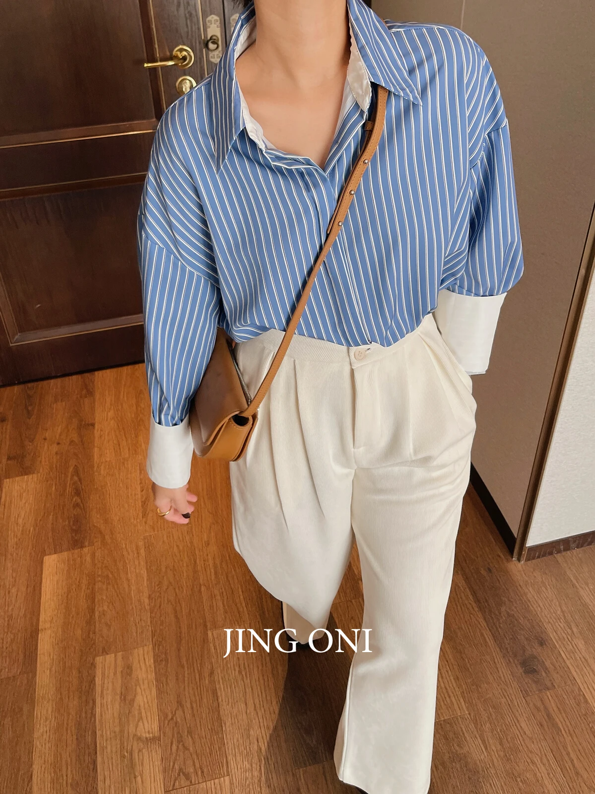 Stripe Shirts Blouses Woman Clothing Y2k Korean Fashion Style Vintage Long Sleeve Elegant Top Youthful Luxury Gothic Oversized