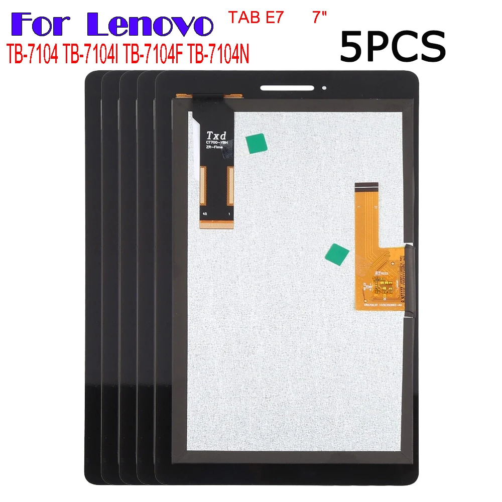 

5PCS AAA+ LCD For Lenovo TAB E7 TB-7104 TB-7104I TB-7104F TB-7104N 7104 LCD Display and Touch Screen Digitizer Assembly