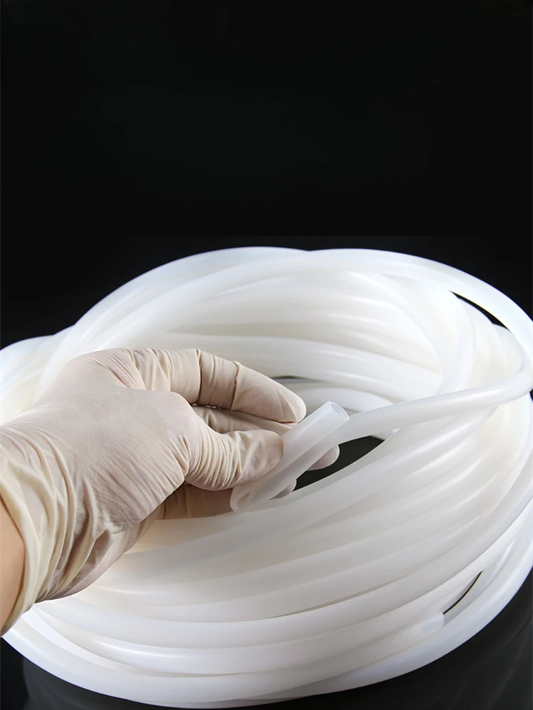 Silicone Rubber Hos, Semi Transparent, Soft, Horizontal, High-temperature Resistant, Thermal Conductive Tube, Hollow Hose