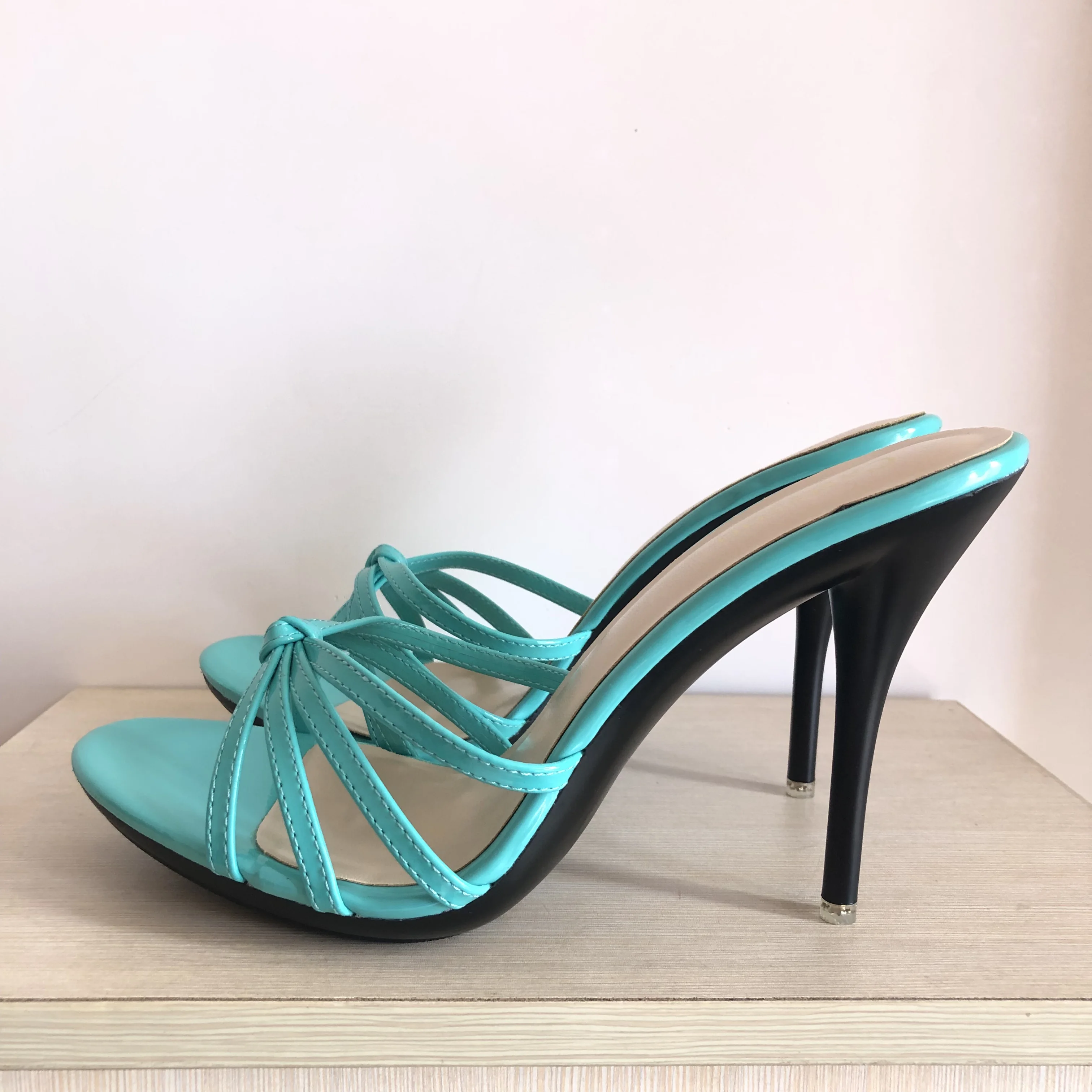 Women’s Slipper Sandals Strappy High Heels Mules Ladies Summer Casual Style Shoes Comfort Footwear Support Customized image 5