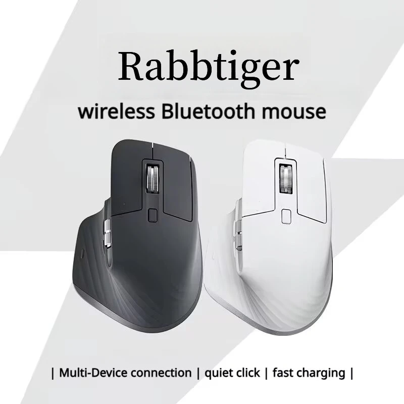 2026 New Three-Mode Mouse, Ergonomic Design, RGB Cool Lighting, Side Wheel Design Greatly Improve Work Efficiency.