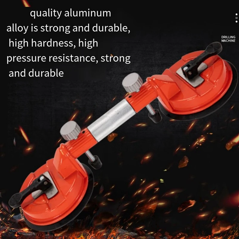 ABJI-Glass Tensioner Splice Leveler Marble Splicing Tensioning Tool Grip Sucker Plate Single Vacuum Sucker Tensioner