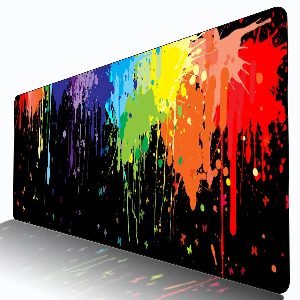 

Non-slip Creative large Keyboard Mat Gaming Desk Mats Cute Mouse Pad Oil Painting Deskpad Gaming for Office Home Computer xxl