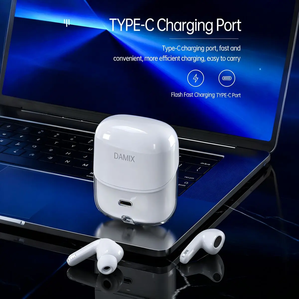 무선 블루투스 이어폰 고화질 음성 스테레오 통화 소음 감소 단면 핸즈프리 이어폰 IPX4 방수